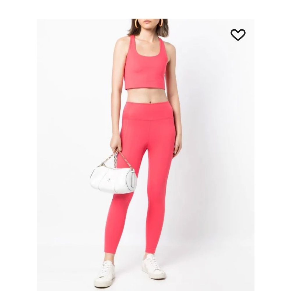 Girlfriend collective hot pink leggings